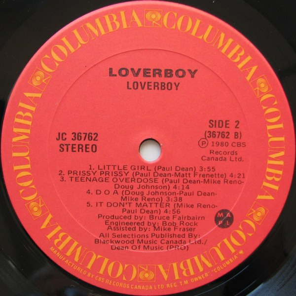 Loverboy - Loverboy | Columbia (JC 36762) - 4 Loverboy - Loverboy | Columbia (JC 36762) - 4