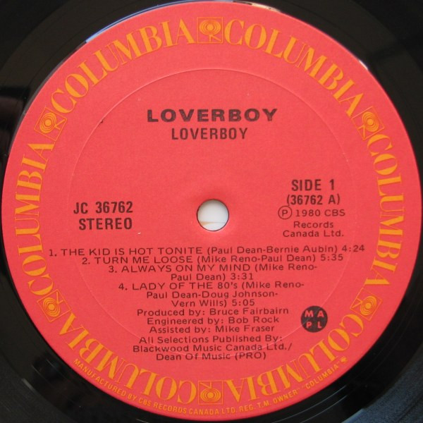 Loverboy - Loverboy | Columbia (JC 36762) - 3 Loverboy - Loverboy | Columbia (JC 36762) - 3