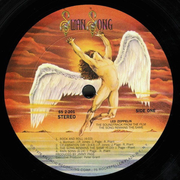 Led Zeppelin - The Soundtrack From The Film The Song Remains The Same | Swan Song (SS 2-201) - 3 Led Zeppelin - The Soundtrack From The Film The Song Remains The Same | Swan Song (SS 2-201) - 3