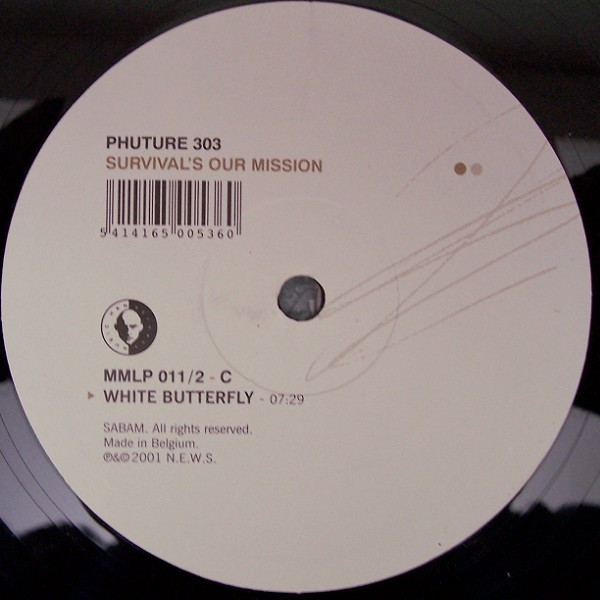 Phuture 303 - Survival's Our Mission (Part 2 Of 3) | Music Man Records (MMLP 011/2) - 4