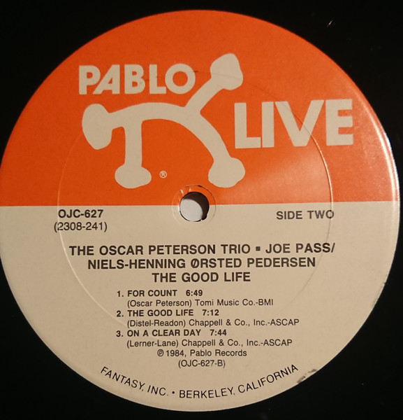 The Oscar Peterson Trio - The Good Life | Original Jazz Classics (OJC-627) - 4 The Oscar Peterson Trio - The Good Life | Original Jazz Classics (OJC-627) - 4