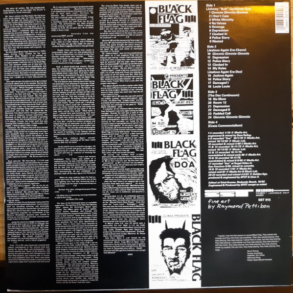 Black Flag - Everything Went Black (2LP) [Vinyl] | SST Records (SST-015) - 2