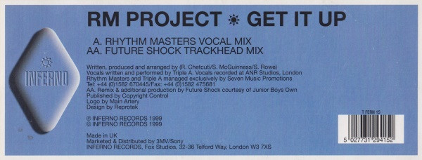 R.M. Project - Get It Up | Inferno (TFERN 15) - 2 R.M. Project - Get It Up | Inferno (TFERN 15) - 2