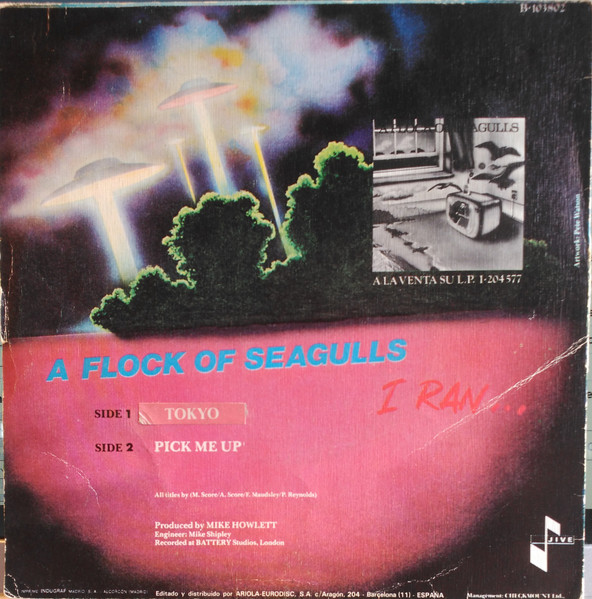 A Flock Of Seagulls - I Ran | Jive (B - 103802) - 2
