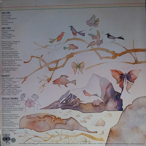 Shakti With John McLaughlin - Natural Elements | CBS (JC 34980) - 2