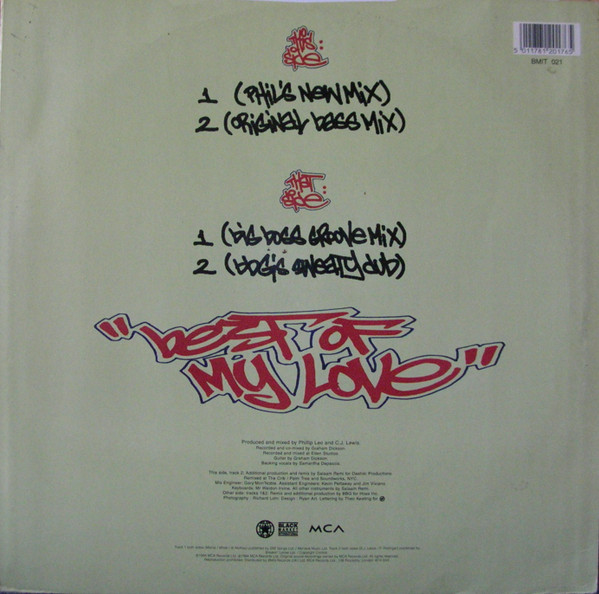 CJ Lewis - Best Of My Love | Black Market International (BMIT 021) - main