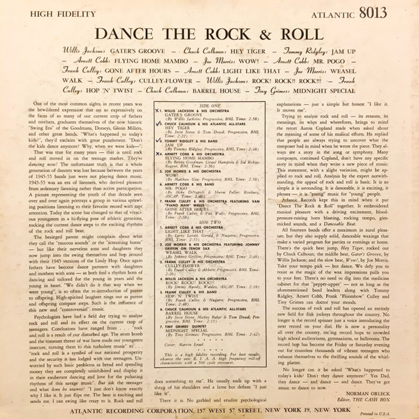Various - Dance The Rock & Roll | Atlantic (8013) - 2 Various - Dance The Rock & Roll | Atlantic (8013) - 2