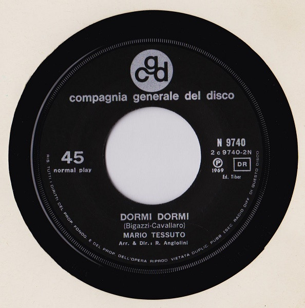 Mario Tessuto - Nasino In Su | CGD (N 9740) - 4