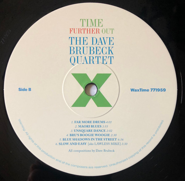 The Dave Brubeck Quartet - Time Further Out (Miro Reflections) | WaxTime (771959) - 3