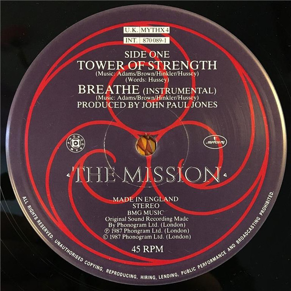 The Mission - Tower Of Strength | Mercury (MYTHX 4) - 3
