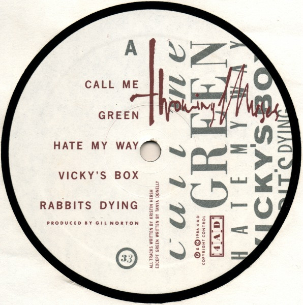 Throwing Muses - Throwing Muses | 4AD (CAD 607) - 3