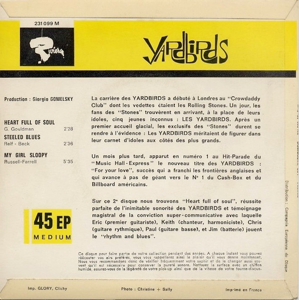The Yardbirds - Heart Full Of Soul | Riviera (231 099 M) - 2