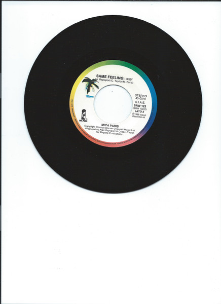 Mica Paris & Will Downing - Where Is The Love | Island Records (BRW 122) - 4