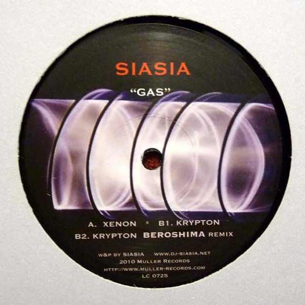Siasia - Gas | Müller Records (MÜLLER 2069)