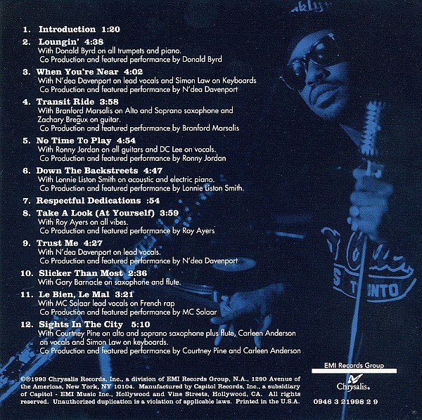 Guru - Jazzmatazz (Volume 1) | Chrysalis (0946 3 21998 2 9) - 4 Guru - Jazzmatazz (Volume 1) | Chrysalis (0946 3 21998 2 9) - 4
