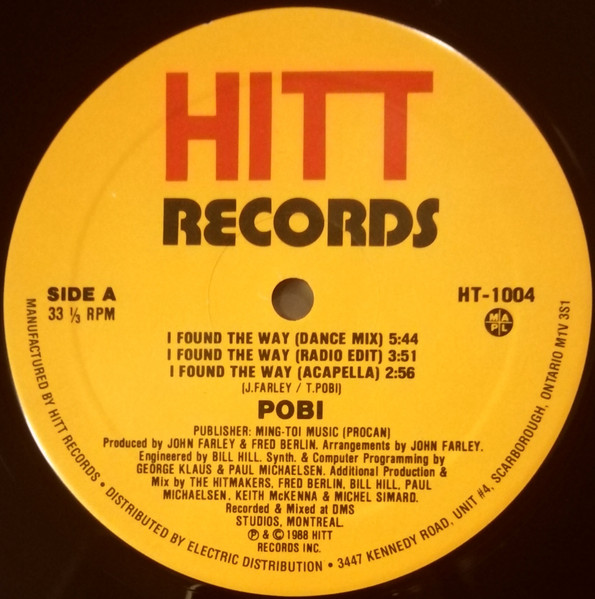 Pobi - I Found The Way | Hitt Records (HT-1004)