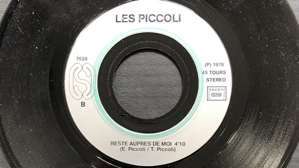 Les Piccoli - Just Far Away / Reste Auprès De Moi | Sonart Disques (7029) - 4