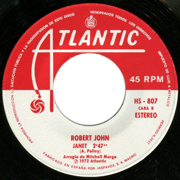Robert John - Hoy Duerme El Leon | Atlantic (HS 807) - 4