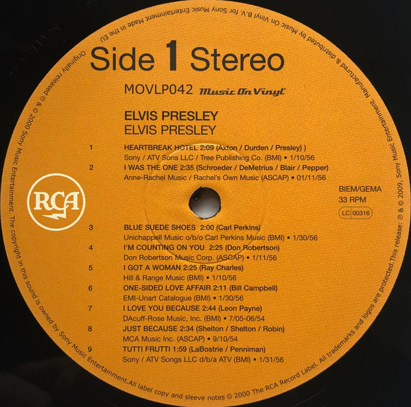 Elvis Presley - Elvis Presley | RCA (MOVLP042) - 3 Elvis Presley - Elvis Presley | RCA (MOVLP042) - 3