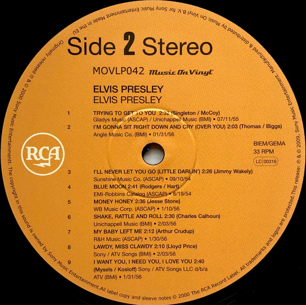 Elvis Presley - Elvis Presley | RCA (MOVLP042) - 4 Elvis Presley - Elvis Presley | RCA (MOVLP042) - 4