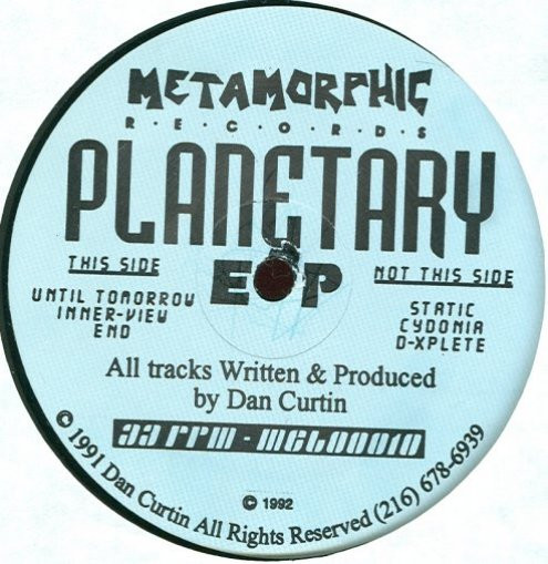 Planetary - Planetary EP | Metamorphic Recordings (MET00010)