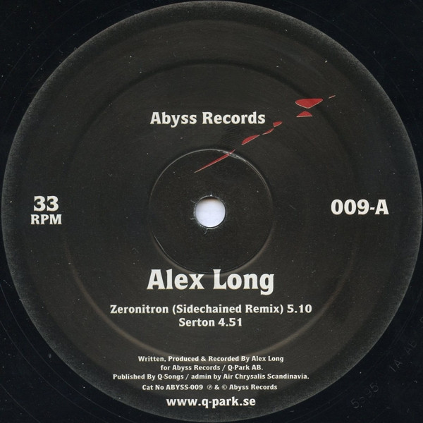 Alex Long - Zeronitron | Abyss Records (ABYSS-009)
