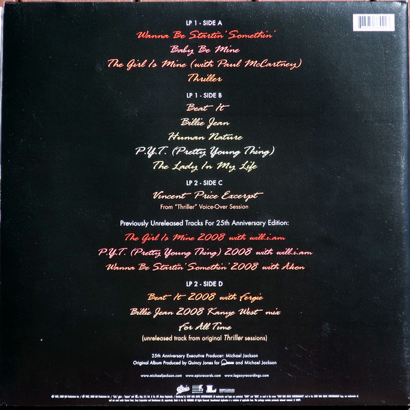 Michael Jackson - Thriller 25 | Legacy (88697233441) - 2 Michael Jackson - Thriller 25 | Legacy (88697233441) - 2