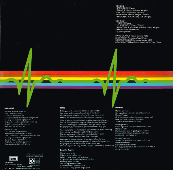 Pink Floyd - The Dark Side Of The Moon | Harvest (SHVL 804) - 2