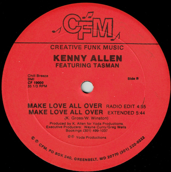 Kenny Allen - All I Want Is You / Make Love All Over | Creative Funk (CF 19000) - 2 Kenny Allen - All I Want Is You / Make Love All Over | Creative Funk (CF 19000) - 2