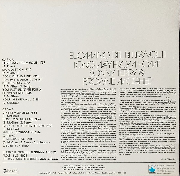 Sonny Terry & Brownie McGhee - Long Way From Home | ABC Records (13.0783/1) - 2 Sonny Terry & Brownie McGhee - Long Way From Home | ABC Records (13.0783/1) - 2