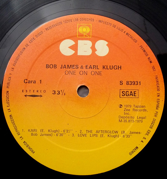 Bob James & Earl Klugh - One On One | CBS (S 83931) - 4 Bob James & Earl Klugh - One On One | CBS (S 83931) - 4
