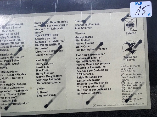 Bob James & Earl Klugh - One On One | CBS (S 83931) - 3 Bob James & Earl Klugh - One On One | CBS (S 83931) - 3