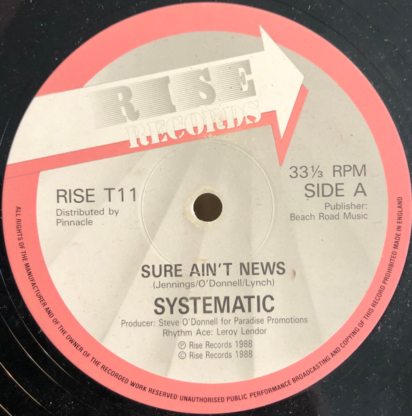 Systematic - Sure Ain't News | Rise Records (RISE T11) - main