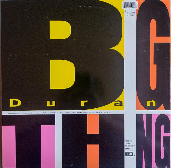 Duran Duran - Big Thing | EMI (7 90958 1) - 2 Duran Duran - Big Thing | EMI (7 90958 1) - 2