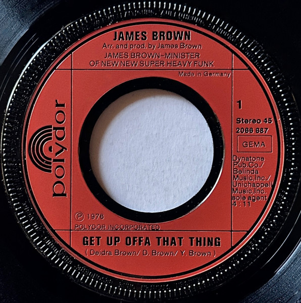 James Brown - Get Up Offa That Thing | Polydor (2066 687) - 3