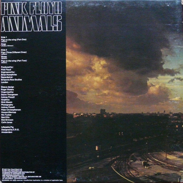 Pink Floyd - Animals [Vinyl] | Columbia (34474) - 2