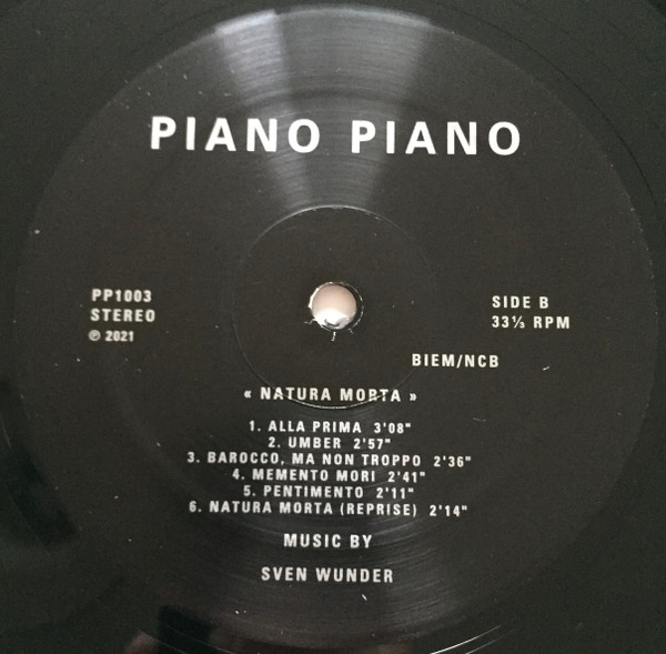 Sven Wunder - Natura Morta | Piano Piano (PP1003) - 4