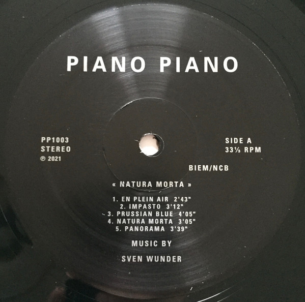 Sven Wunder - Natura Morta | Piano Piano (PP1003) - 3