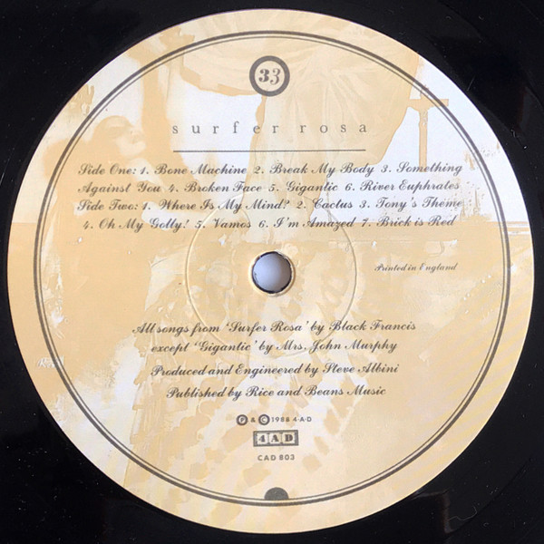 Pixies - Surfer Rosa | 4AD (CAD 803) - 3