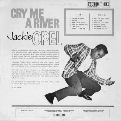 Jackie Opel - Cry Me A River | Studio One (SOL 9013) - 3