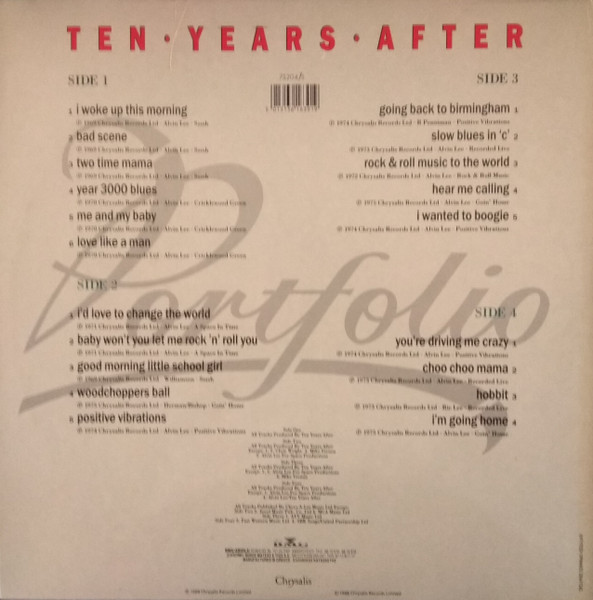 Ten Years After - Portfolio | Chrysalis (75204/5) - 2 Ten Years After - Portfolio | Chrysalis (75204/5) - 2