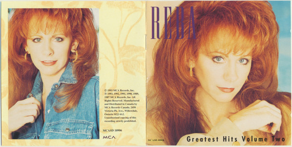 Reba McEntire - Greatest Hits Volume Two | MCA Records (CMCASD 10906) - 3 Reba McEntire - Greatest Hits Volume Two | MCA Records (CMCASD 10906) - 3