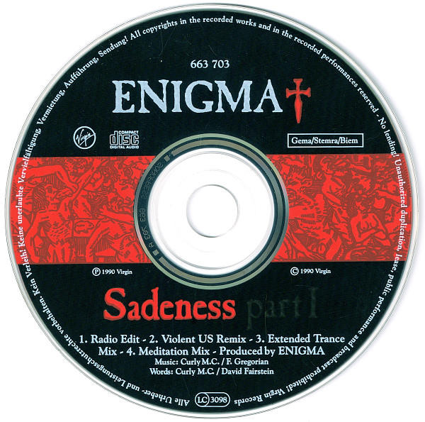Enigma - Sadeness Part I | Virgin (663 703) - 4