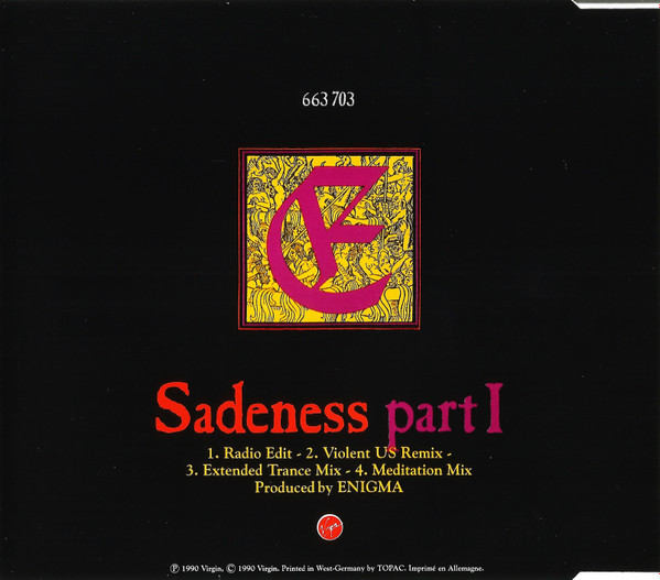 Enigma - Sadeness Part I | Virgin (663 703) - 3