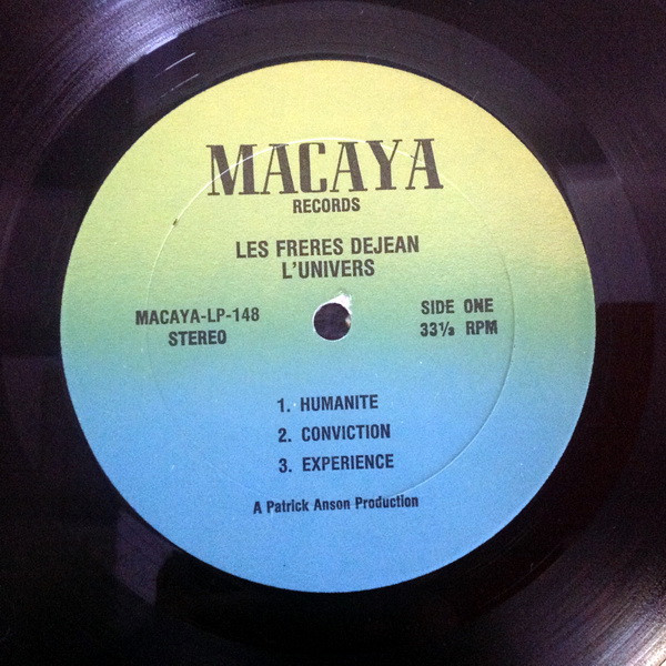 Les Frères Déjean - L'Univers | Macaya Records (Macaya-148) - 4 Les Frères Déjean - L'Univers | Macaya Records (Macaya-148) - 4