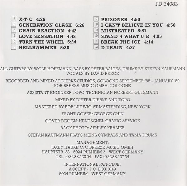 Accept - Eat The Heat | RCA (PD 74083) - 2 Accept - Eat The Heat | RCA (PD 74083) - 2