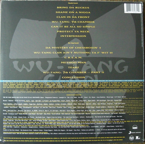 Wu-Tang Clan - Enter The Wu-Tang (36 Chambers) | RCA (88875169851)