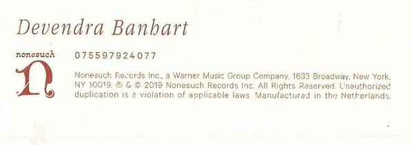 Devendra Banhart - Ma | Nonesuch (075597924077) - 2 Devendra Banhart - Ma | Nonesuch (075597924077) - 2