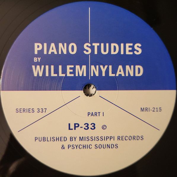 Willem Nyland - Piano Studies 337 | Mississippi Records (MRI-215) - 3