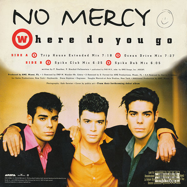 No Mercy - Where Do You Go | Arista (07822-13226-1) - 2